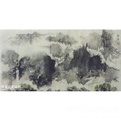 水墨山水 当代水墨画 吕保林作品 类别: 当代水墨画